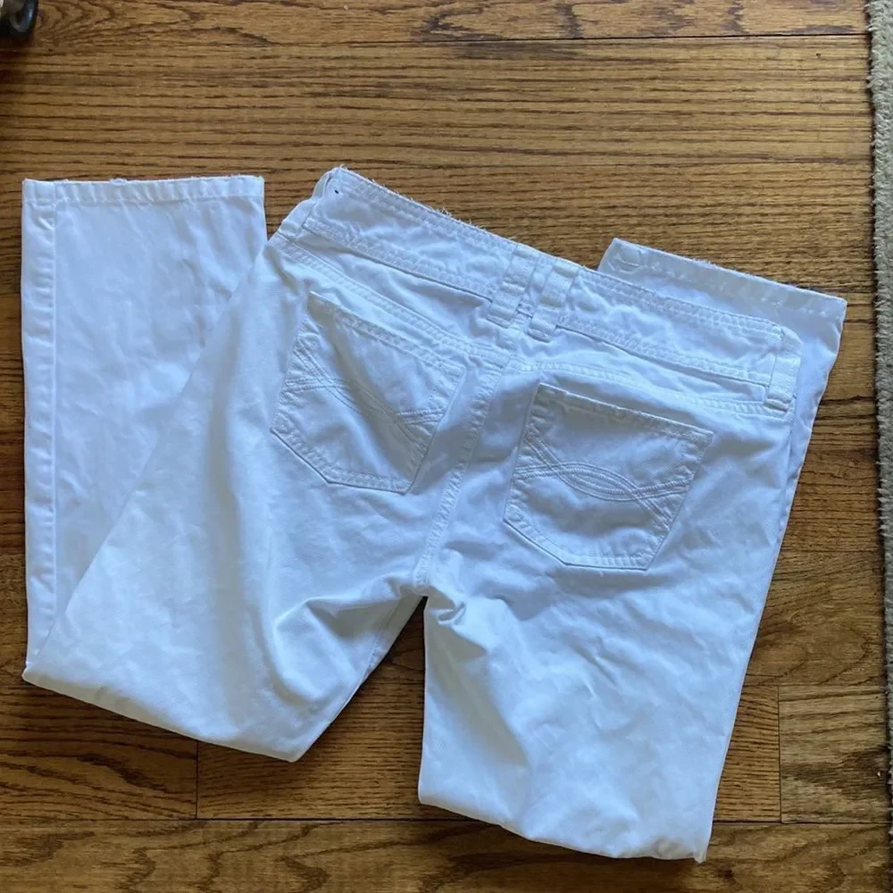 Abercrombie & Fitch 100% Cotton Mid-Rise Five Pocket Straight Leg Jeans Size 4 - Picture 5 of 12